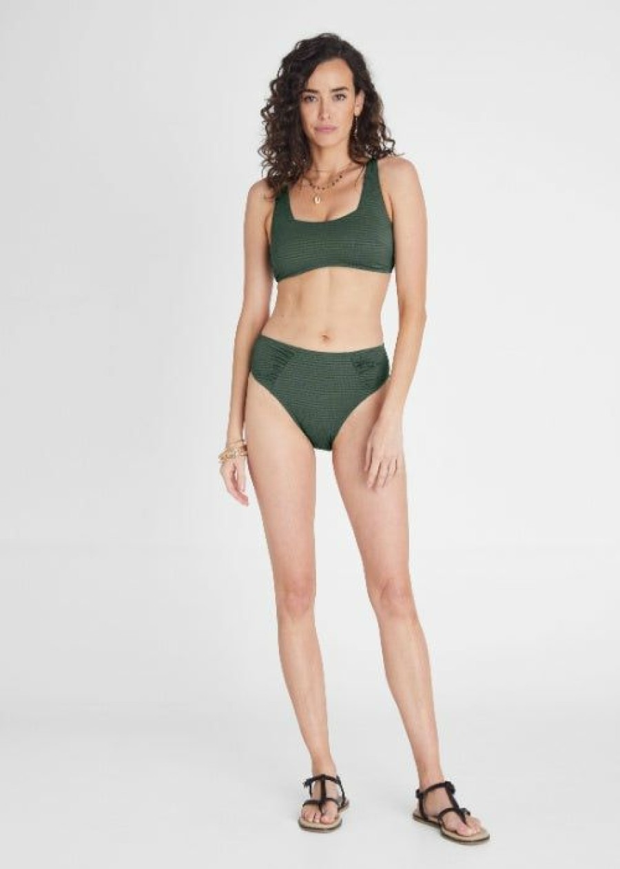 New * Heaven Australia Phoebe High Waist Pant Premium Green