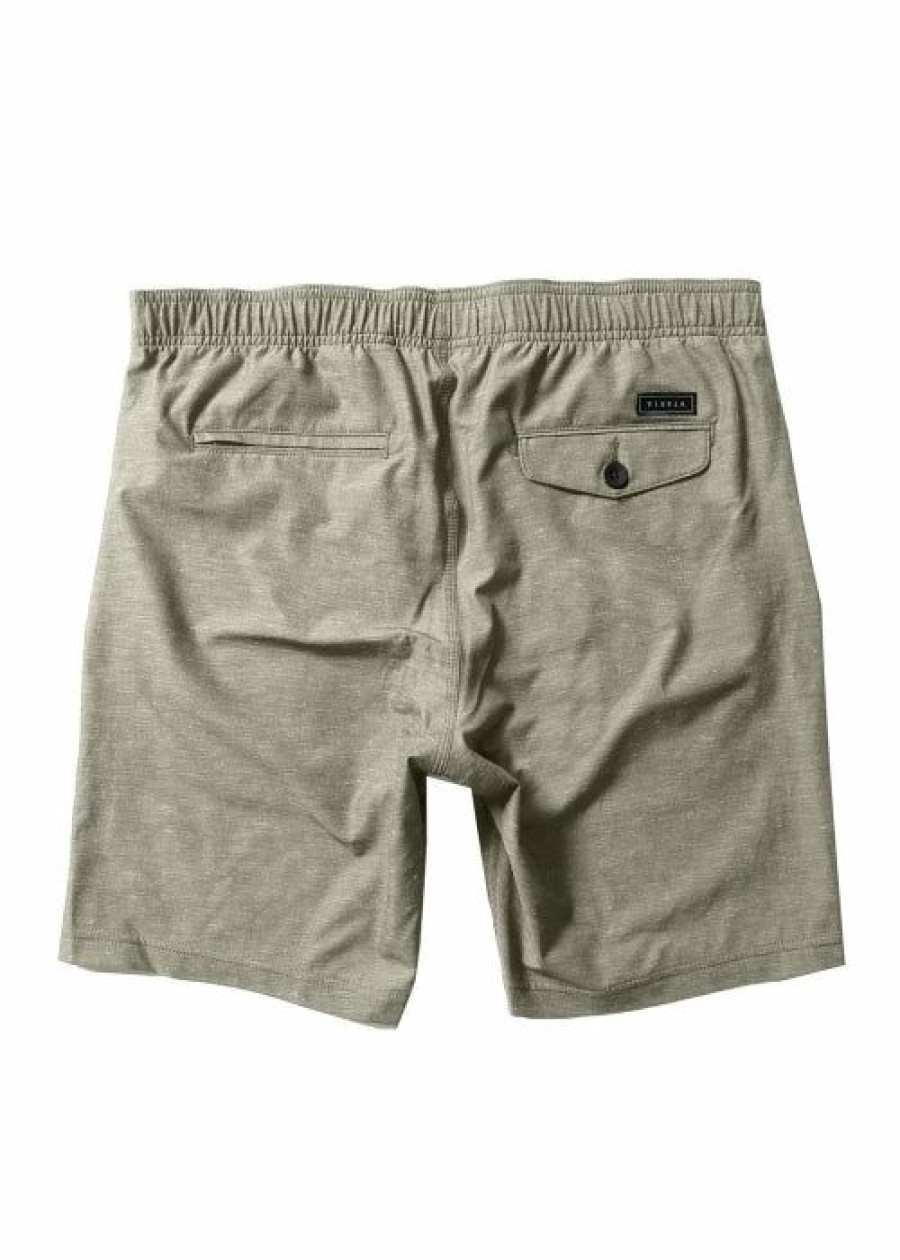 Hot * Vissla Hemp No See Ums Eco 18 Elastic Walkshort Clearance Sale Military Wash