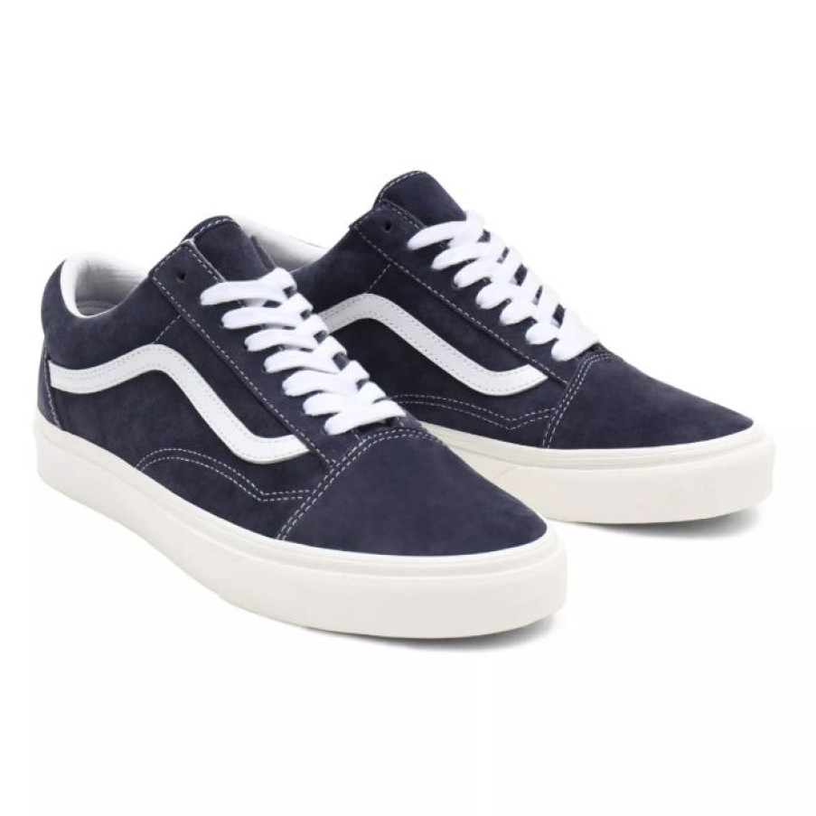 Wholesale * Vans Old Skool Pig Suede ( ) Popular Parisian Night/Snow White