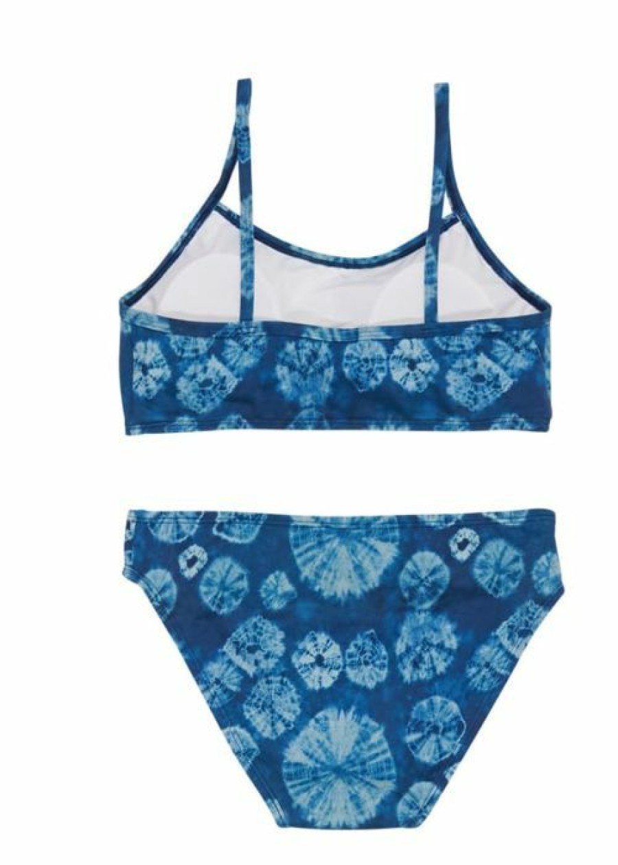 Clearance * Santa Cruz Gradient Heart Dot Girls Swimwear Popular Navy Tie Dye