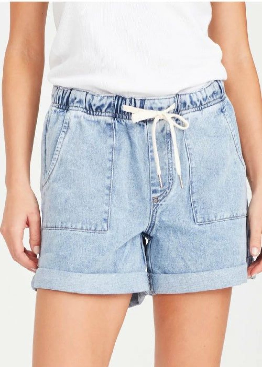 New * Junkfood Mabel Shorts Cheap Blue