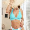 Hot * Tall Halter Longline And Mid Rise Classic Leg Hipster Bikini Set Exclusive