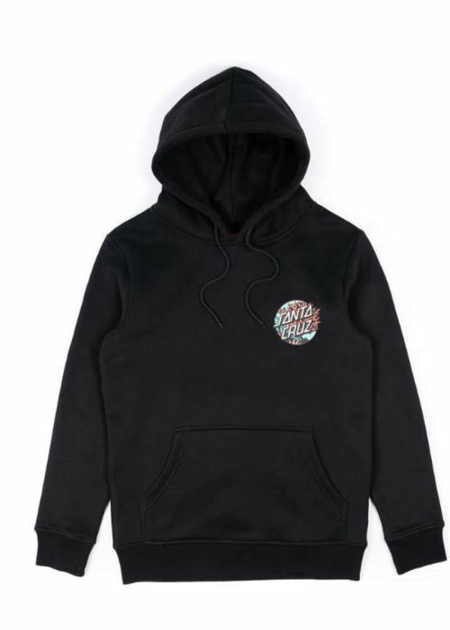 Best * Santa Cruz Winkowski Aquatic Dot Hoodie Youth Top Sell Black