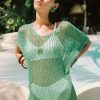 Best * Sheer Crochet Cover-Up Mini Dress Sales