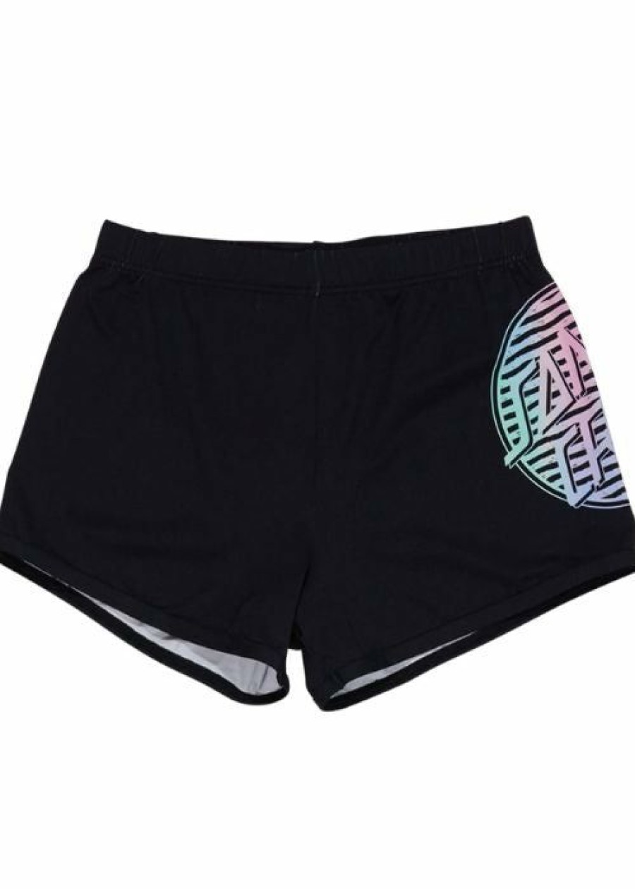 Best * Santa Cruz Awesome Dot Girls Board Short Exclusive Black