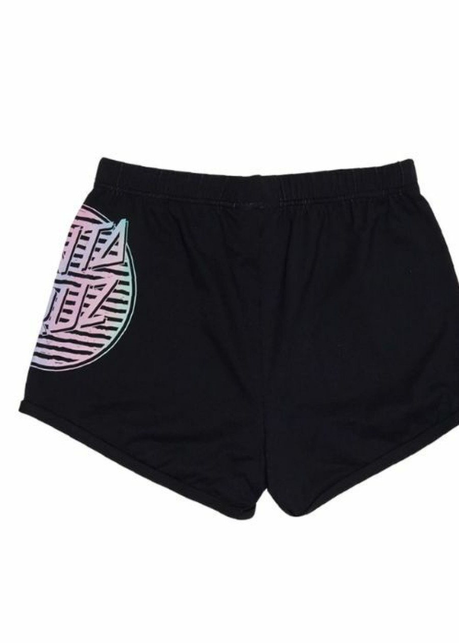 Best * Santa Cruz Awesome Dot Girls Board Short Exclusive Black