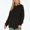 New * Volcom Fresh Fuzz Sweater Online Sale Black