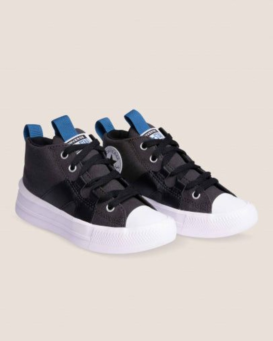 Wholesale * Converse Kids Chuck Taylor Ultra Colour Pop Mid Online Store Storm Wind/Black/Dark Marina Blue