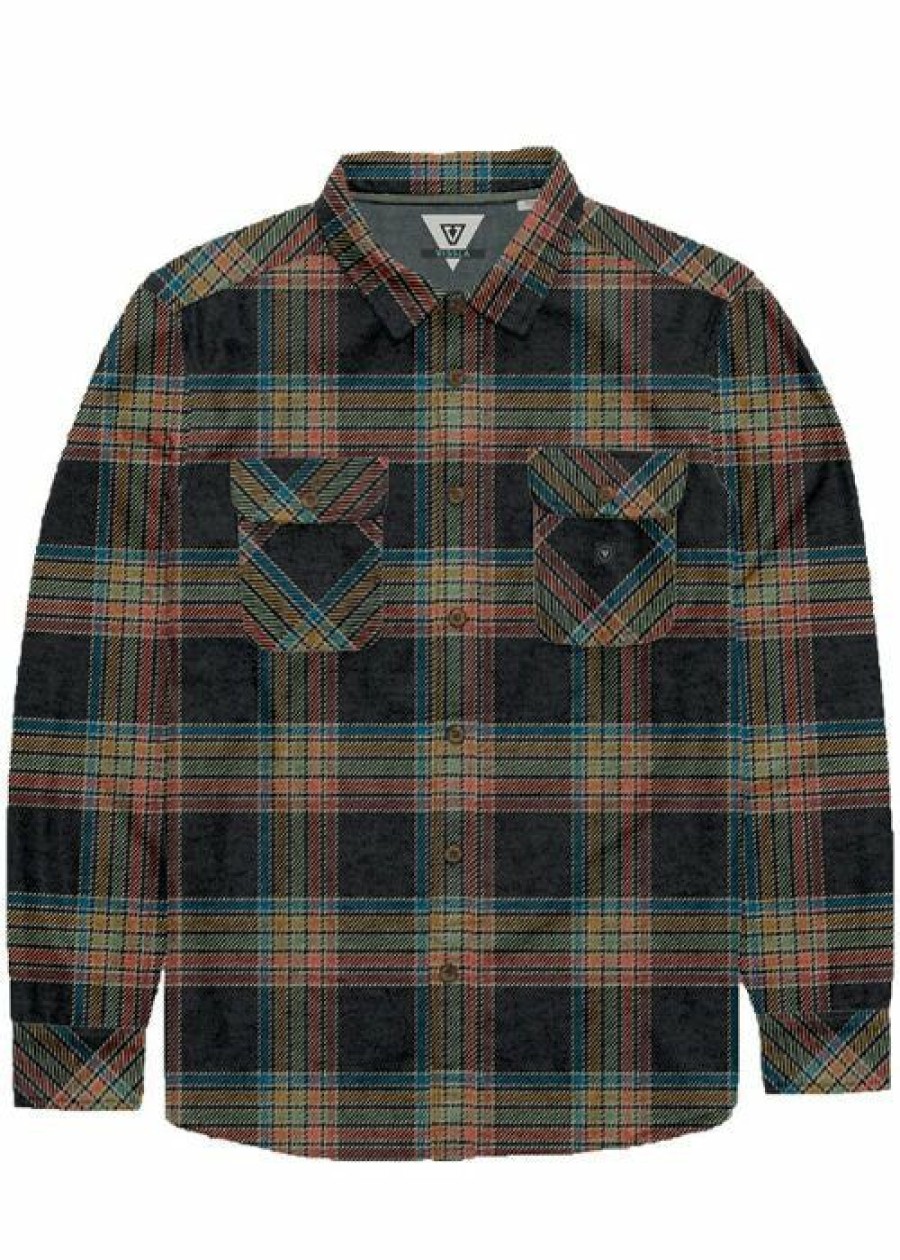 Online * Vissla Eco-Zy Long Sleeve Polar Flannel ( ) Latest Black