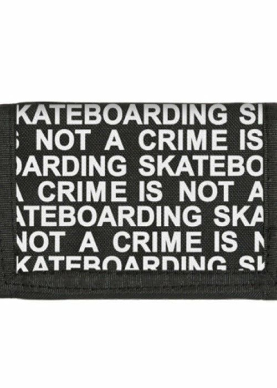 Clearance * Santa Cruz Not A Crime Wallet Best Choice Black/White