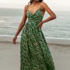 Hot * Paisley Print Twisted Maxi Dress Sells Cheap