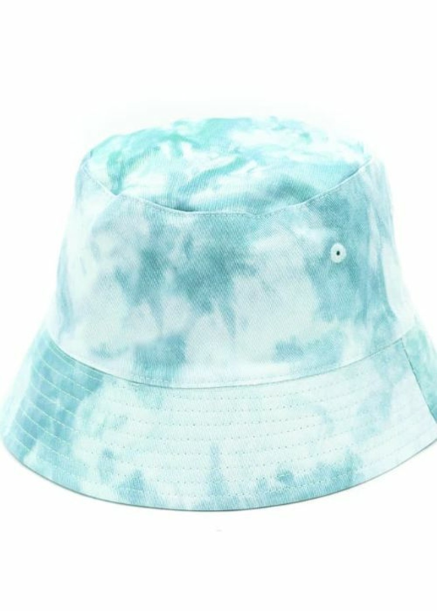 Best * Santa Cruz Other Dot Bucket Hat Girls Fire Sale Aqua Tie Dye