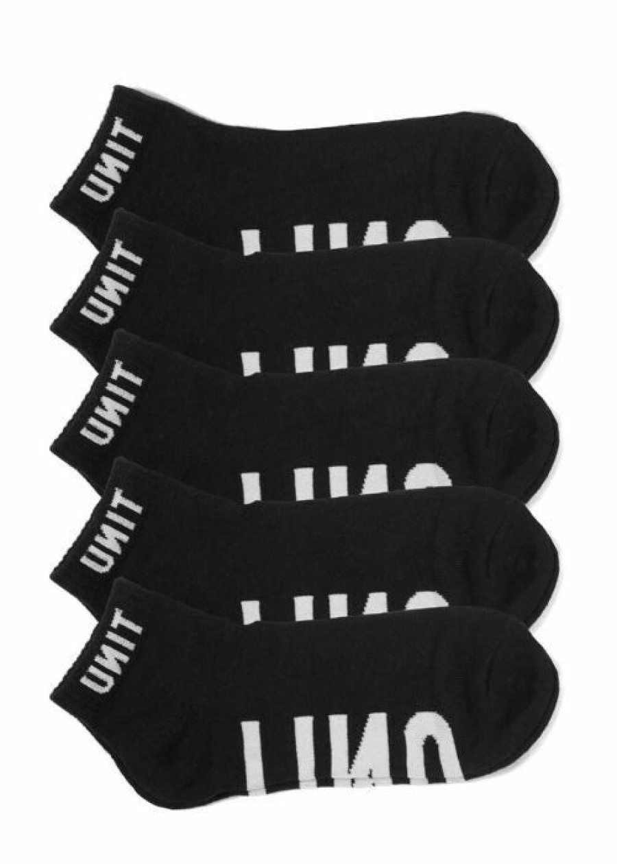 New * Unit Lo Lux Socks (5 Pack) New In White