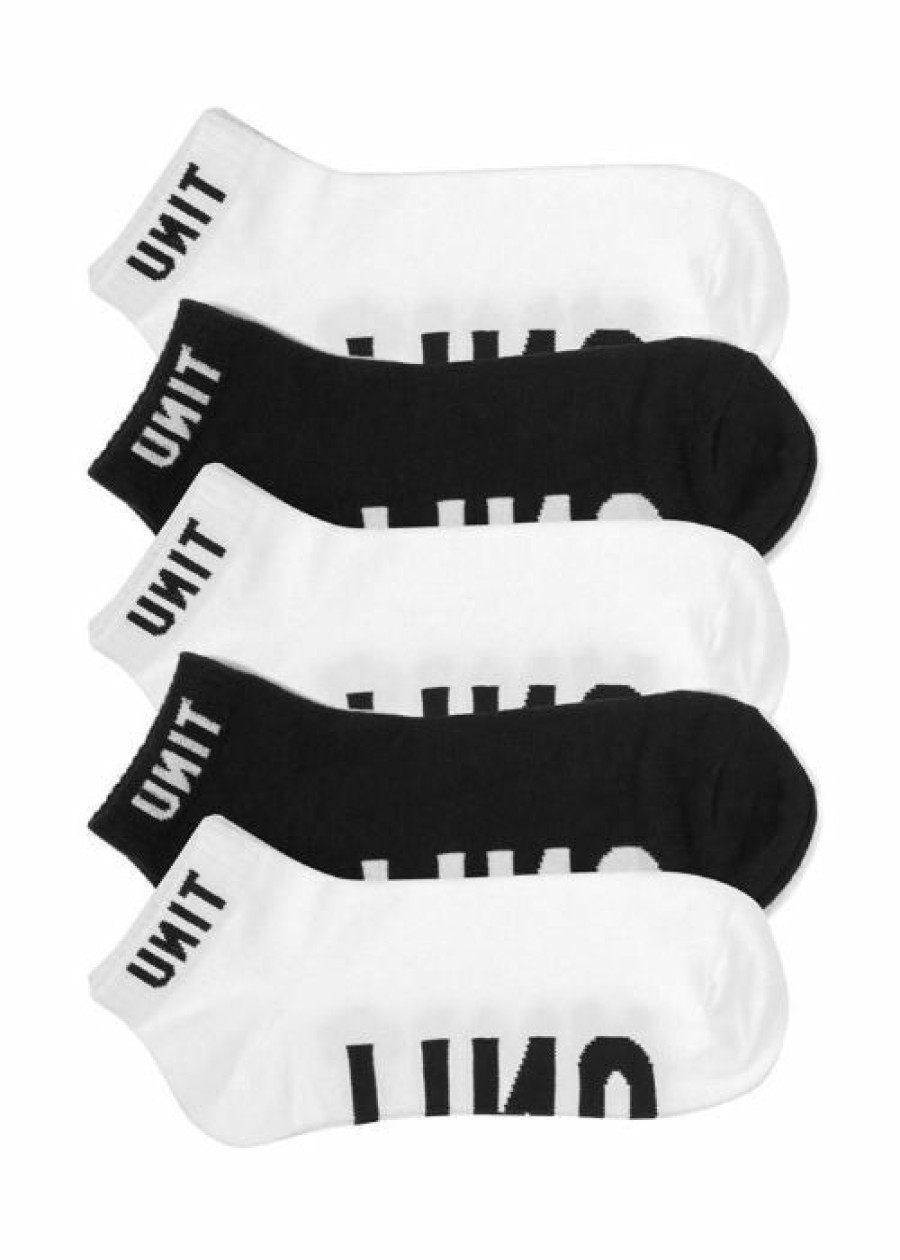 New * Unit Lo Lux Socks (5 Pack) New In White