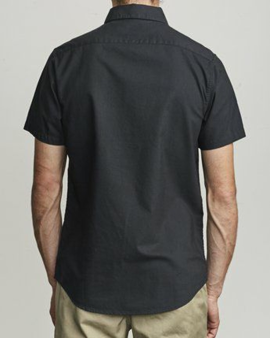 Best * Rvca Thatll Do Stretch Short Sleeve Shirt Cheaper Black