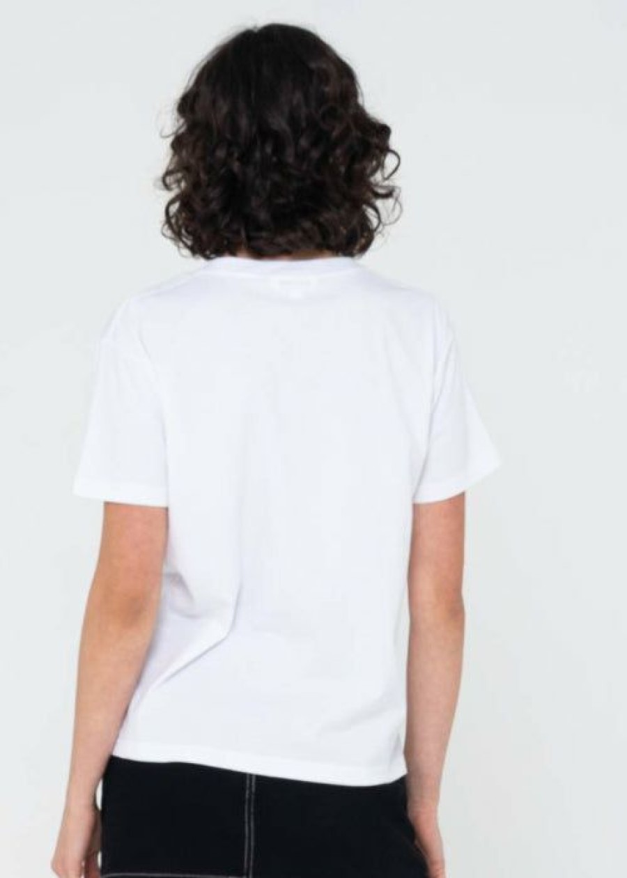 Clearance * Rusty Vacation Relaxed Fit Tee Official White