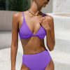 Wholesale * Emerge V-Neck Underwire Tall Tri Top & Cheeky High Waist Bikini Set Exclusive Design