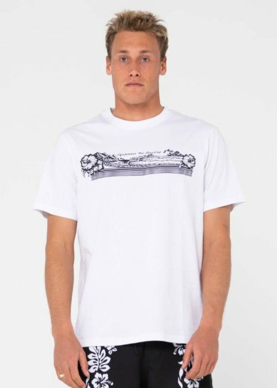 Online * Rusty Wave Cave Short Sleeve Tee Sells Cheap White