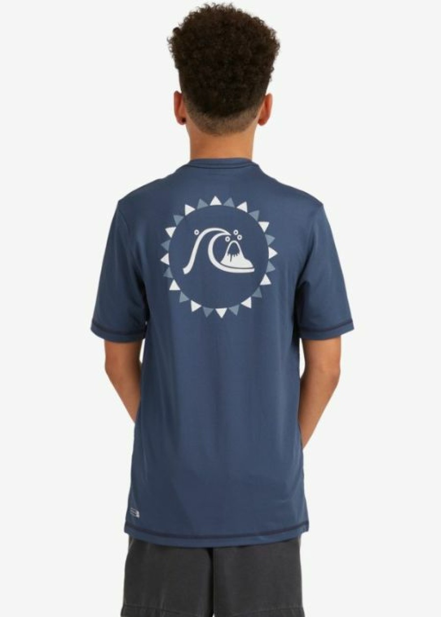 Hot * Quiksilver Endless Trip Surf Tee Short Sleeve Limit Offer Insignia Blue