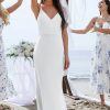 Wholesale * X Madison Beach Wedding Romance V-Neck Maxi Dress Classical