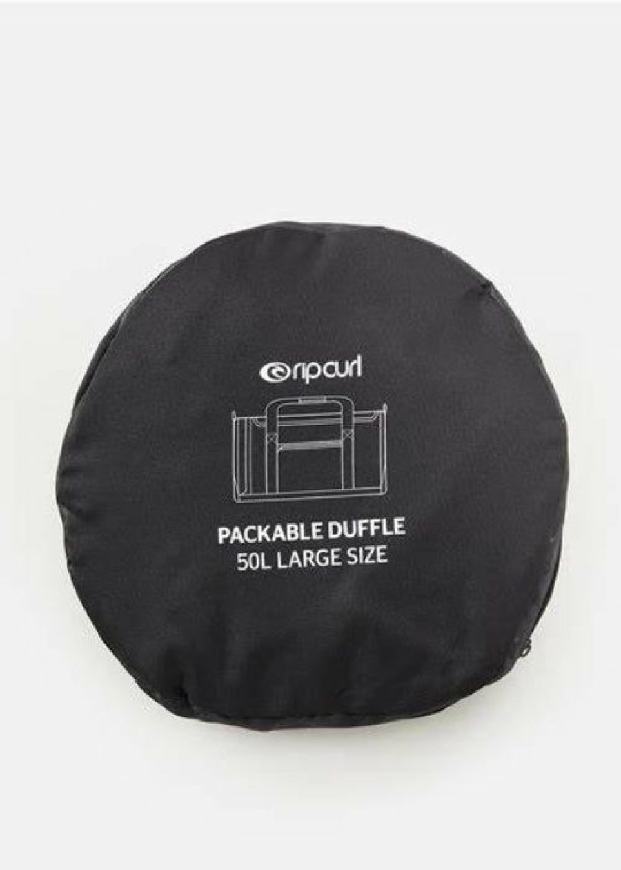 Wholesale * Rip Curl Large Packable Duffle 50L Excellent Black