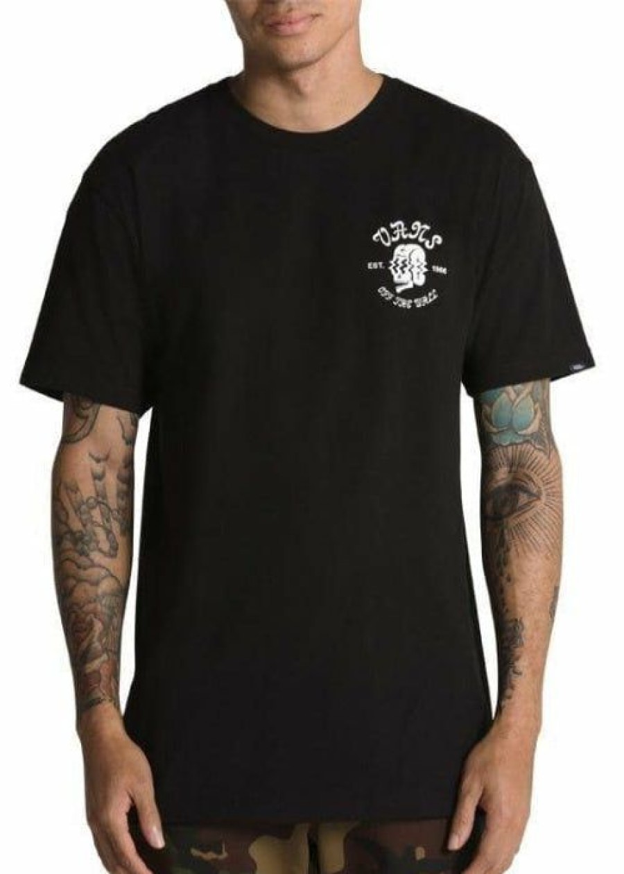 Wholesale * Vans Shaken Skulls Short Sleeve Tee Discount Store Black