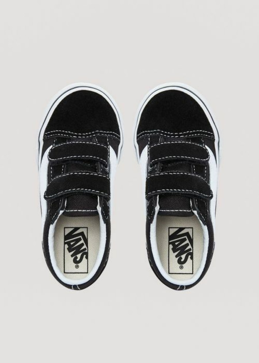 Online * Vans Old Skool V Toddler Shoe Best Sale Black