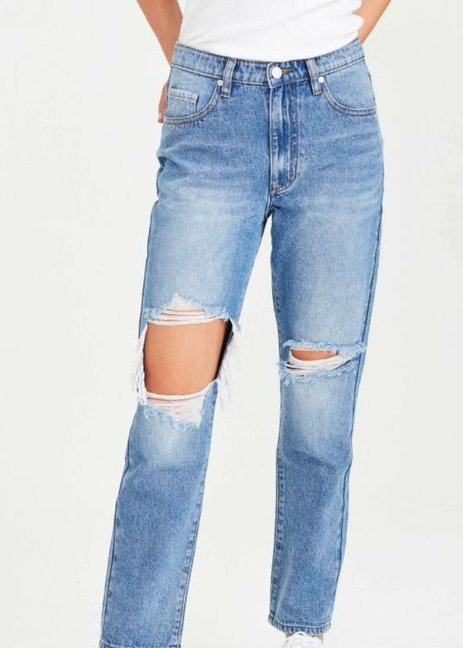 Wholesale * Junkfood Harley Boyfriend Jean Top Sellers Blue