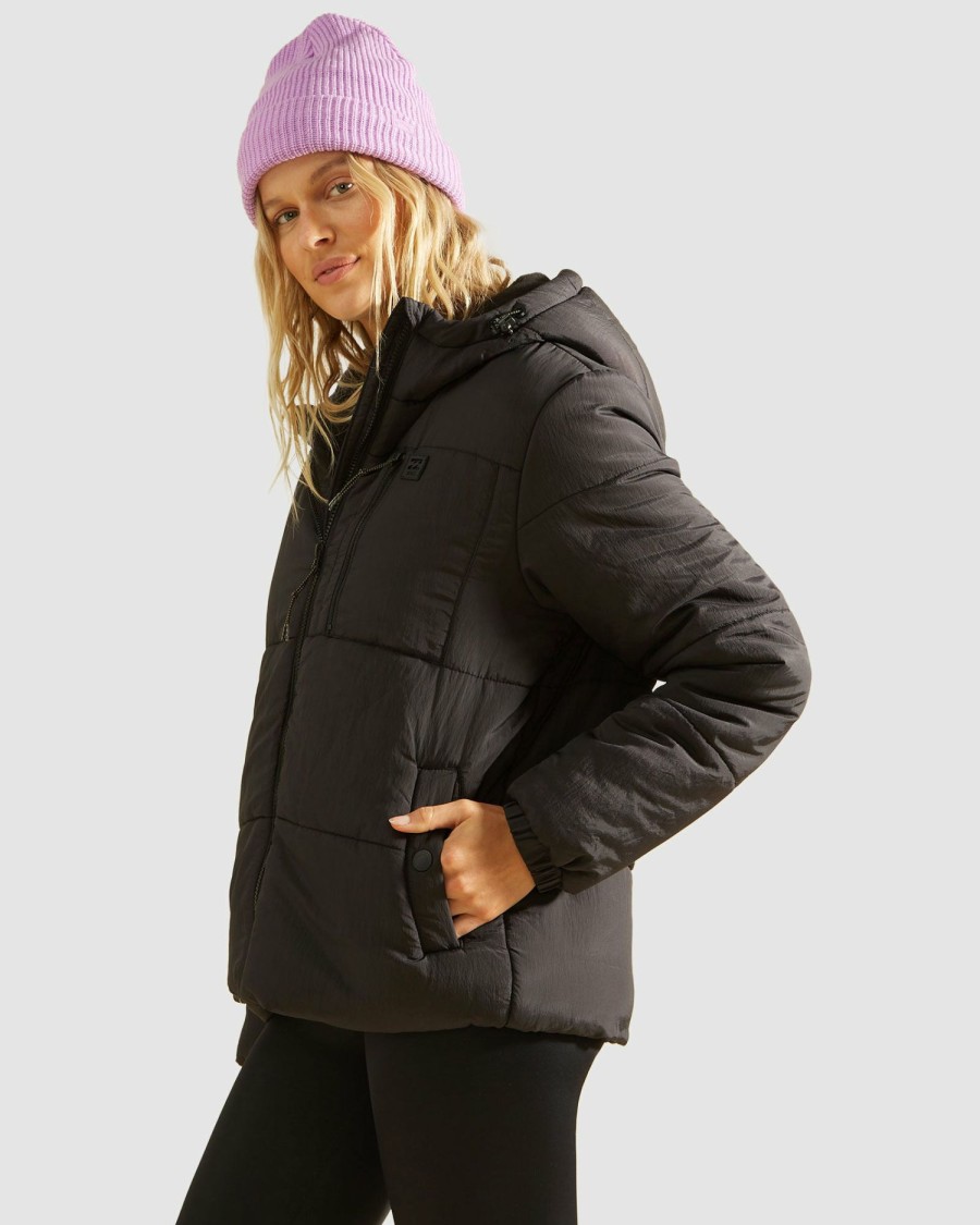 Clearance * Billabong Transport Puffer 3 Jacket Bestsellers Black