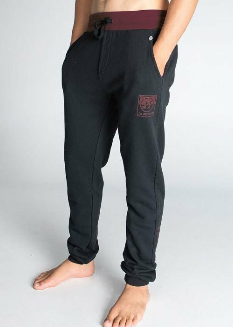 New * The Mad Hueys Split Peak Trackpant Best Guaranteed Black