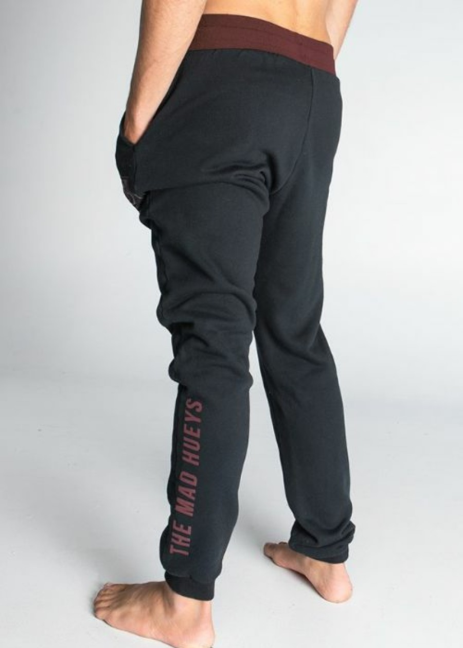 New * The Mad Hueys Split Peak Trackpant Best Guaranteed Black